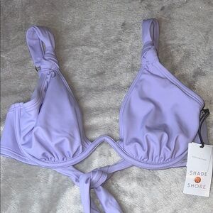 Shade & Shore Purple Bikini Top